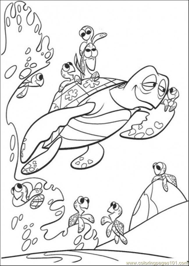 tad in nemo Colouring Pages