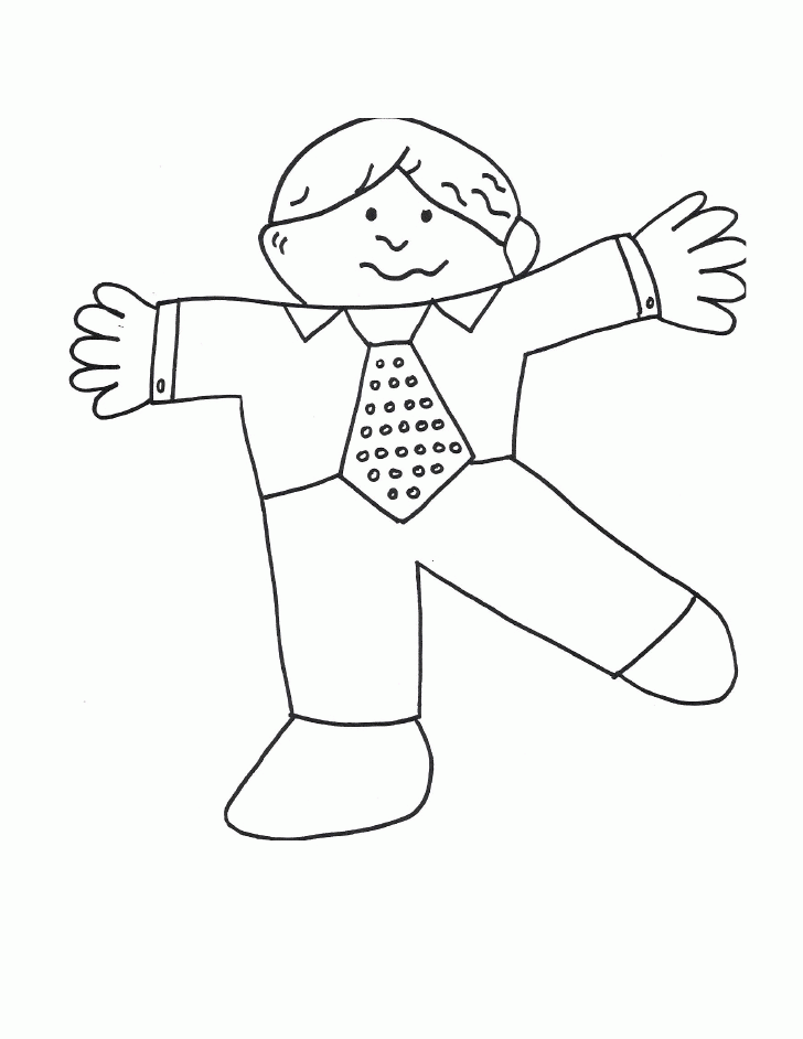 Printable Flat Stanley Template from clipart-library.com