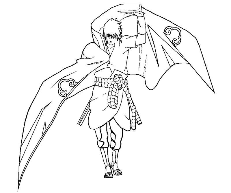 Free Sasuke Coloring Pages, Download Free Sasuke Coloring Pages png