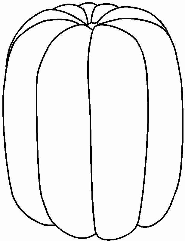 tall pumpkin Colouring Pages