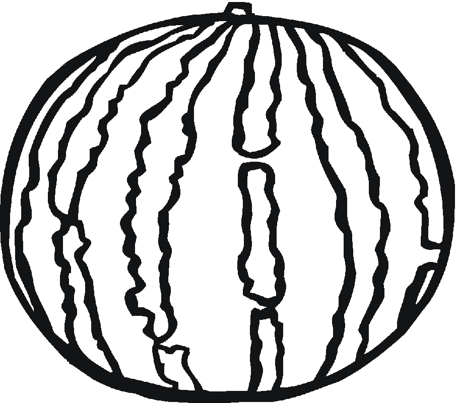 Free Watermelon Coloring Page, Download Free Watermelon Coloring Page