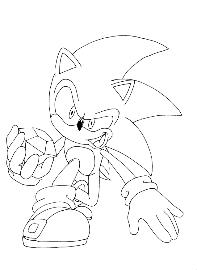 Free Sonic The Hedgehog Coloring Book, Download Free Sonic The Hedgehog