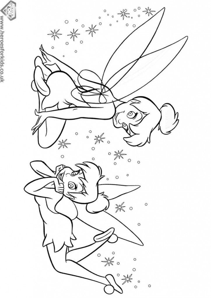 Tinkerbell And Friends Coloring Pages To Print 