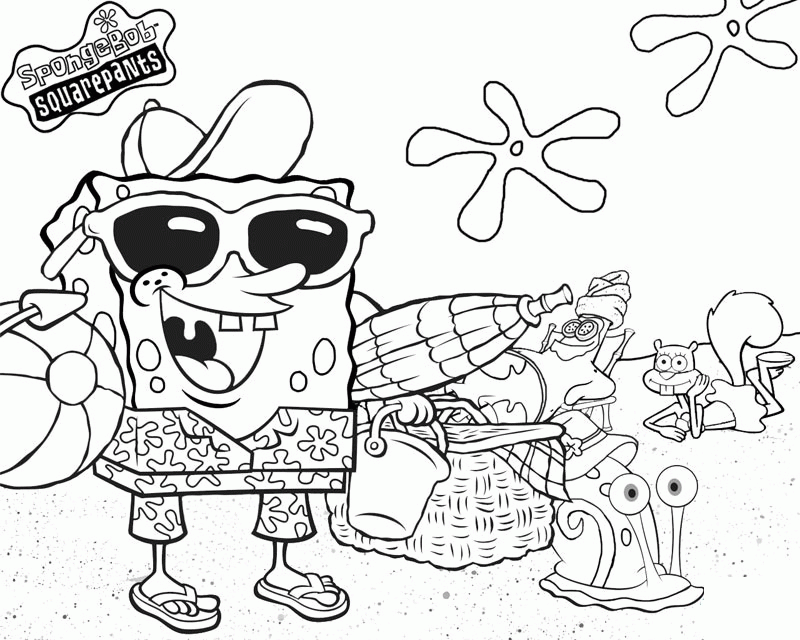 Free Spongebob Squarepants Coloring Book Download Free Clip