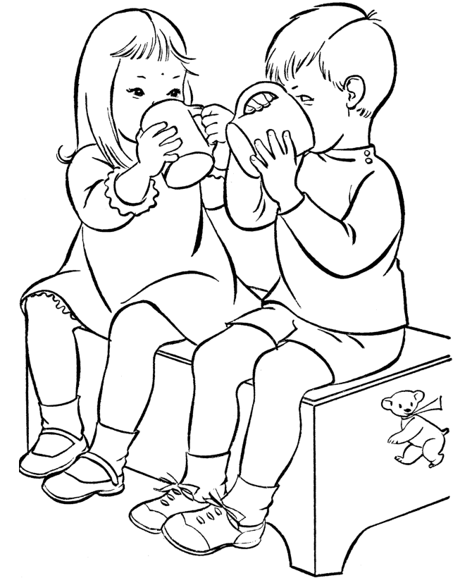 Coloring Pages For Friends |Kids Coloring Pages Printable