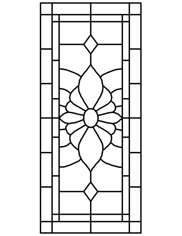 Printable Stained Glass Window Template Printable Templates