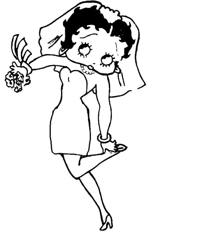 betty betty boop Colouring Pages