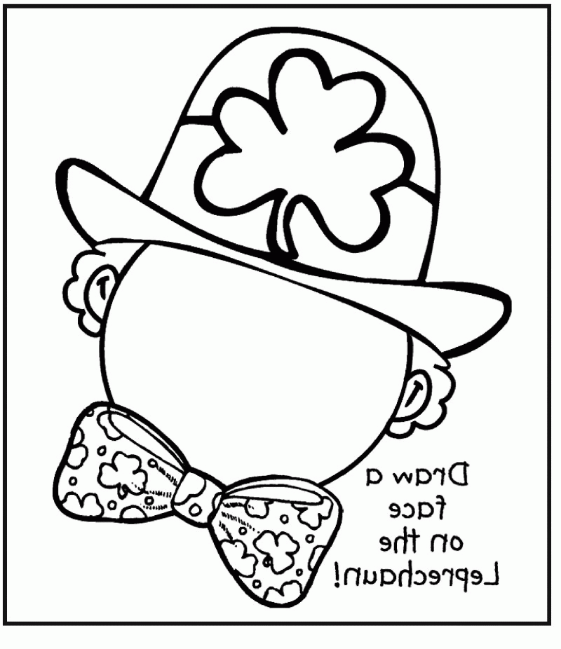 saint paddys coloring pages - Clip Art Library