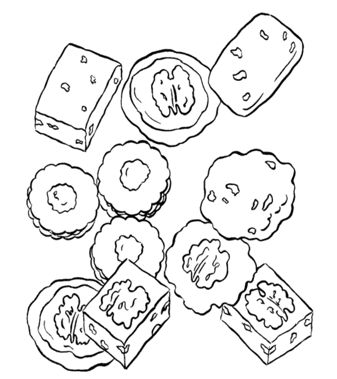 Free Cookie Coloring Sheet, Download Free Cookie Coloring Sheet png