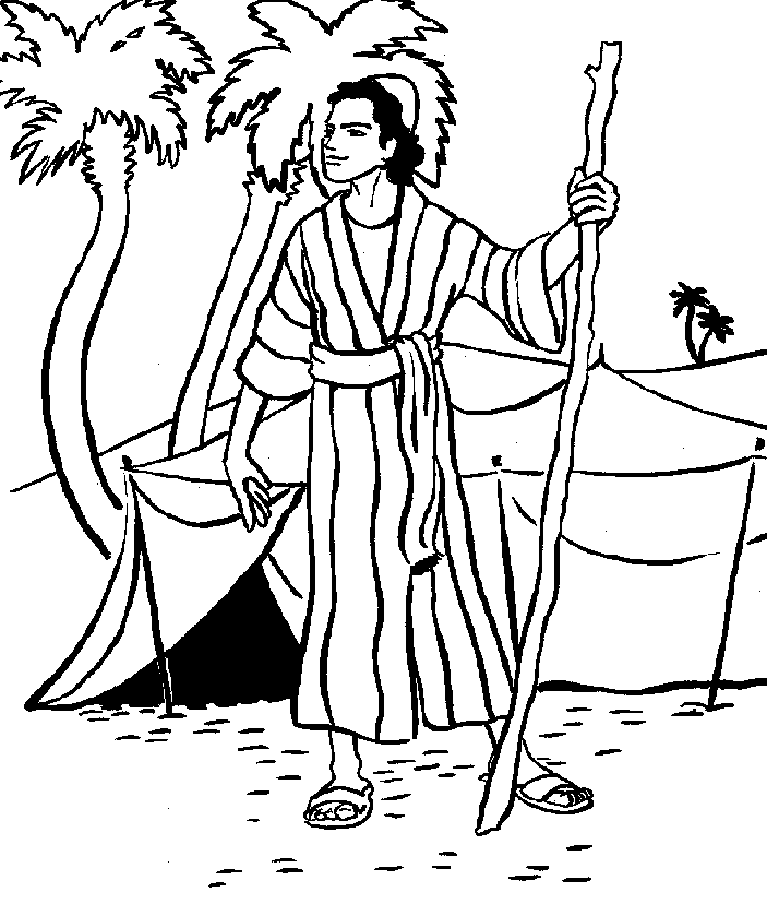 joseph bible story Colouring Pages