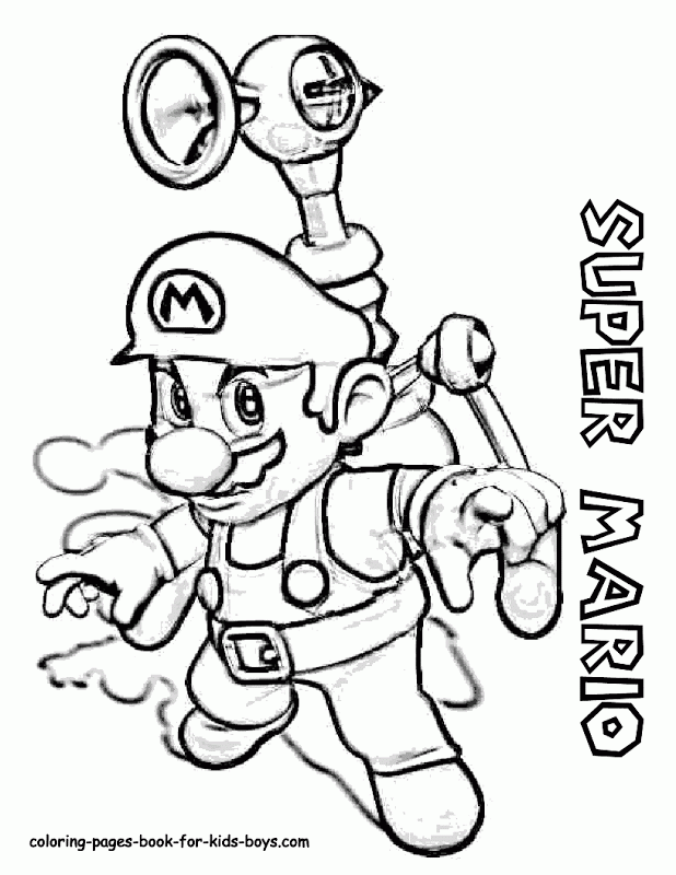 Coloring Pages Of Mario