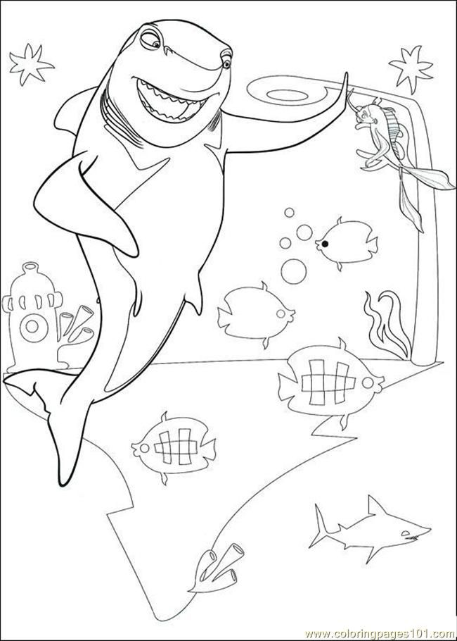 shark fish Colouring Pages