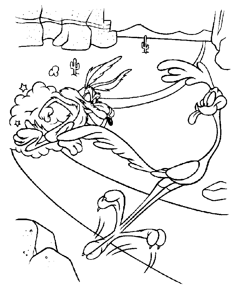Looney Tunes Coloring Pages Roadrunner Images  Pictures 