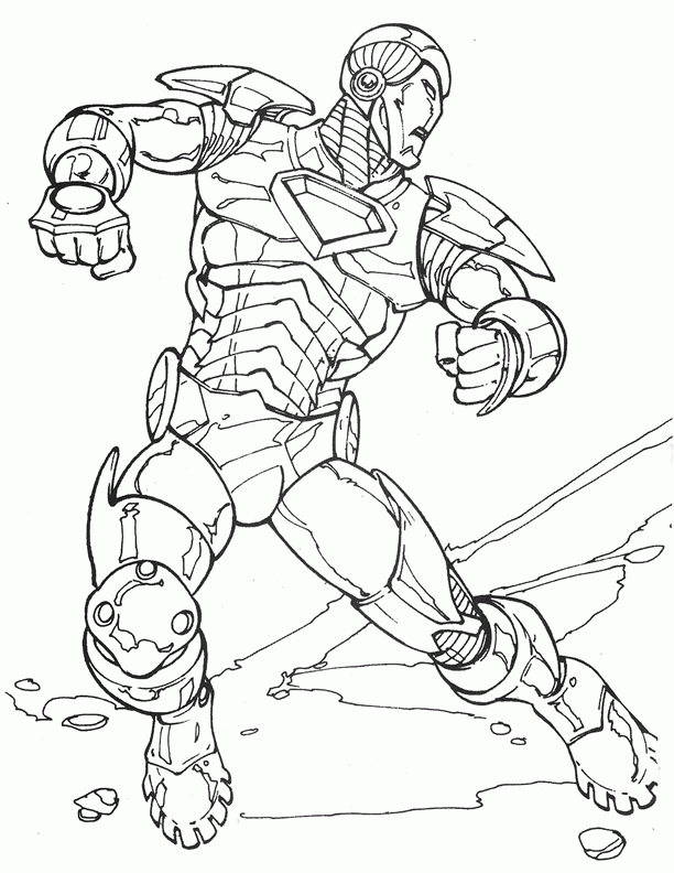 zombie iron man coloring pages - Clip Art Library
