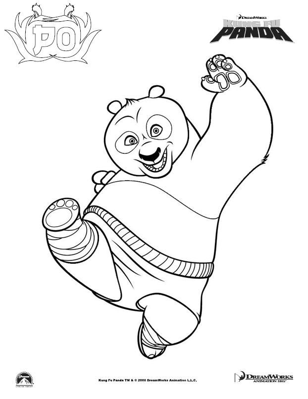 Kung Fu Panda coloring Page / Kung Fu Panda | Kids printables
