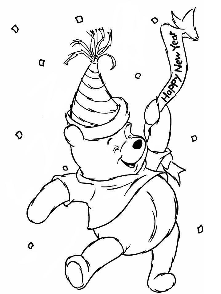 Pooh Bear Coloring Pages | Free Coloring Page on Clipart Library