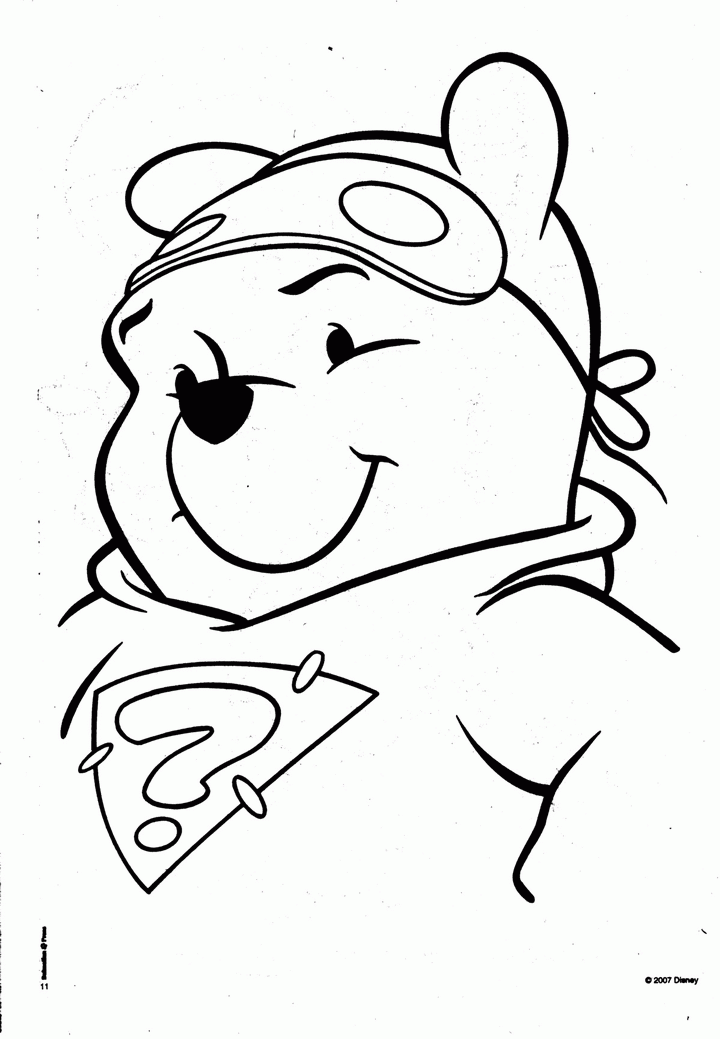 Coloring Pages Of Pooh Bear Images  Pictures 