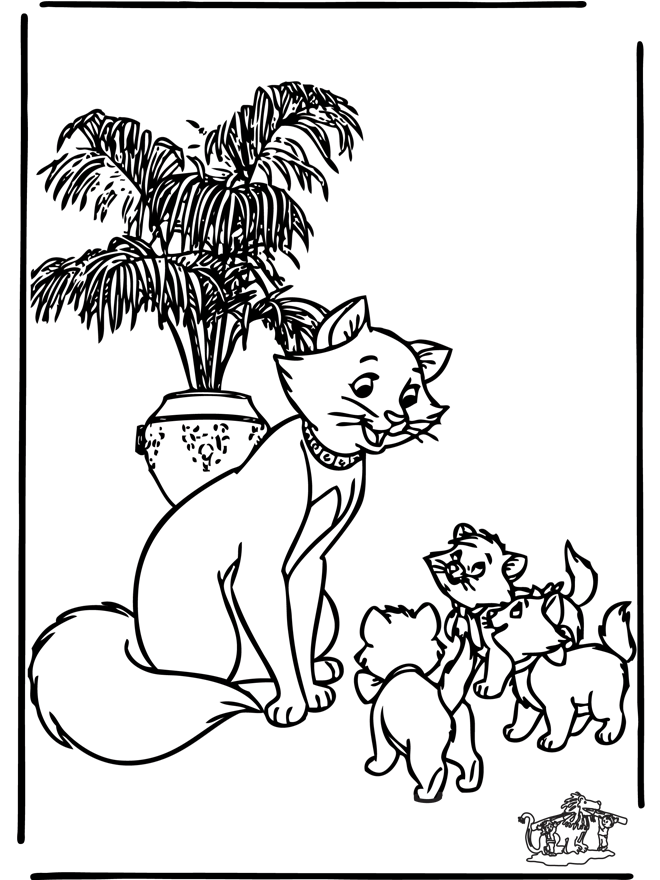 printable aristocrats coloring pages