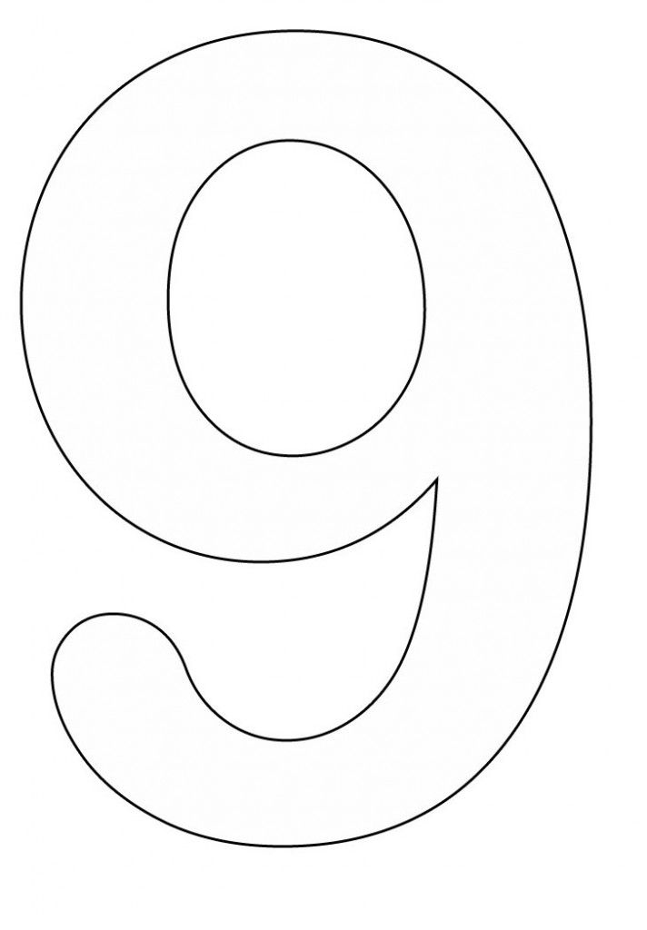 Free Number 9 Coloring Pages Download Free Number 9 Coloring Pages Png 