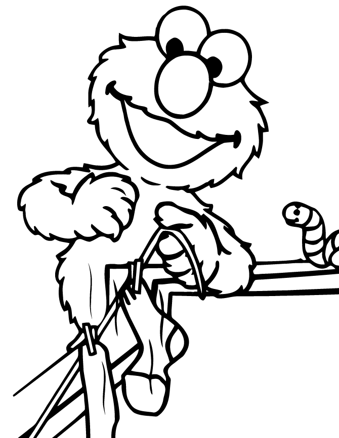 Elmo Coloring Pages and Book | Unique Coloring Pages
