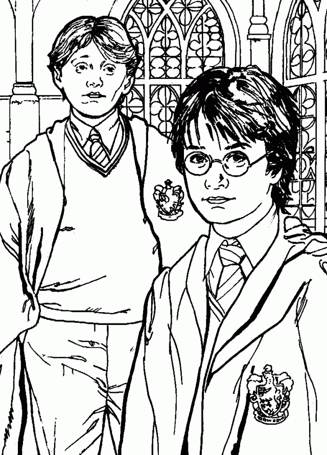 Harry Potter Coloring Page Coloring Pages To Print Harry