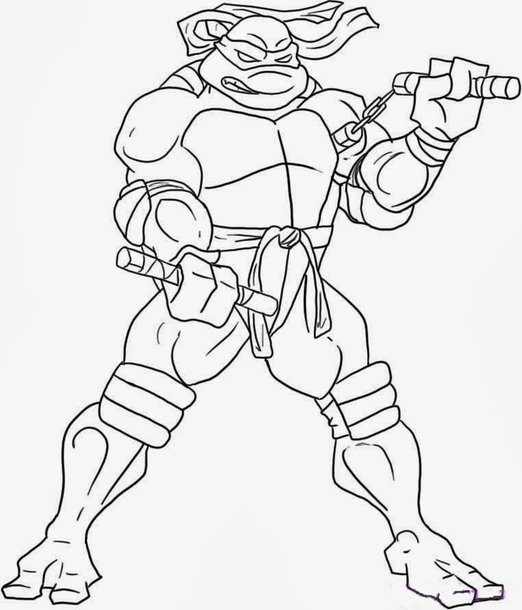 Ninja Turtle Coloring Pages