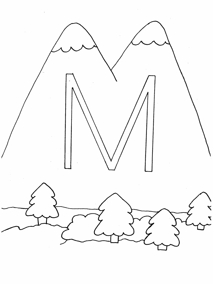 Free Letter People Coloring Pages