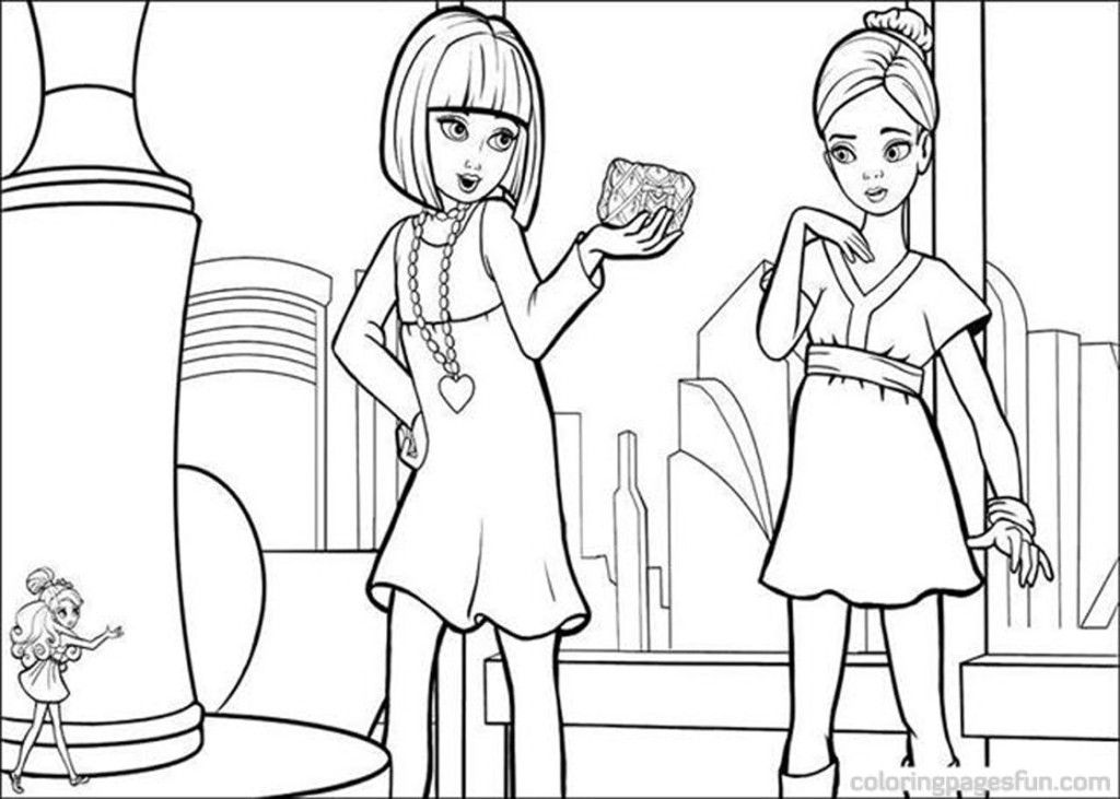 Thumbelina Coloring Pages 