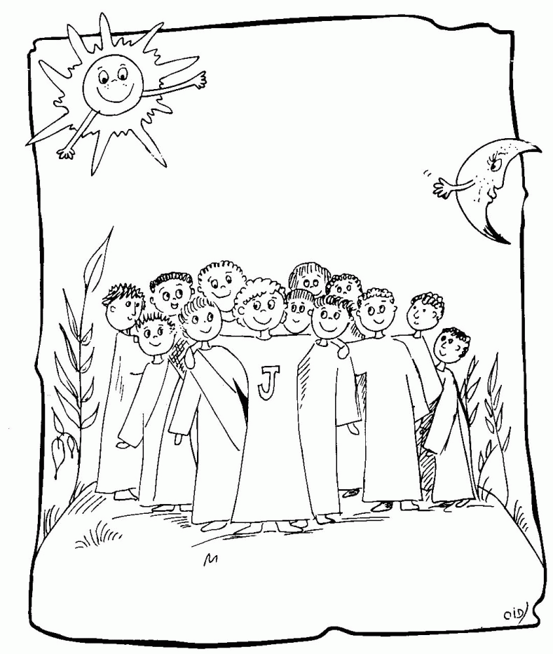 Disciples Coloring Pages | Kids Coloring Pages | Printable Free