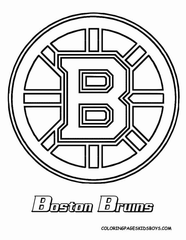 NHL Coloring Images
