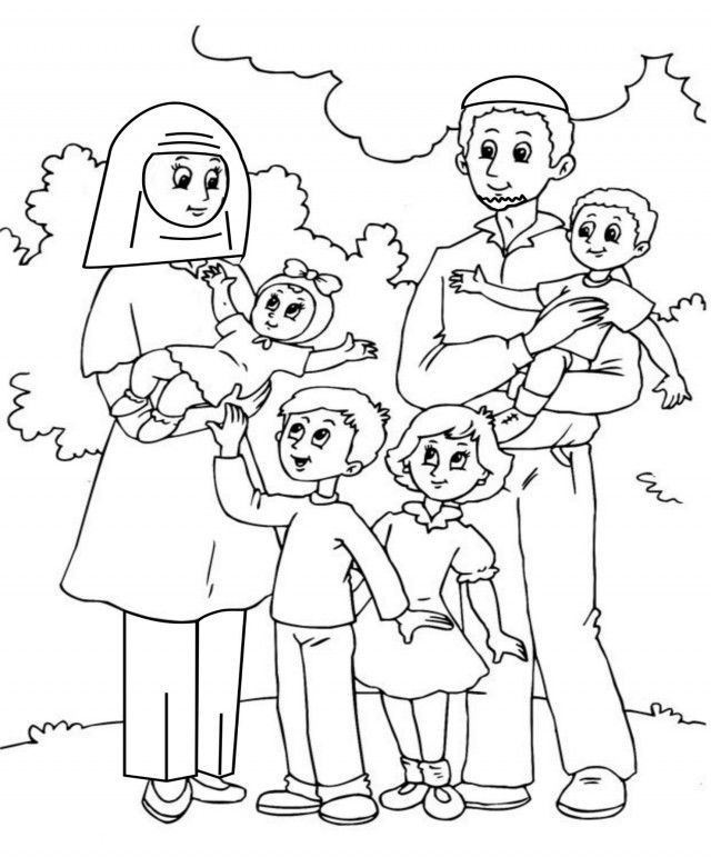 Family Color On Pages| Coloring Pages for Kids Family Coloring