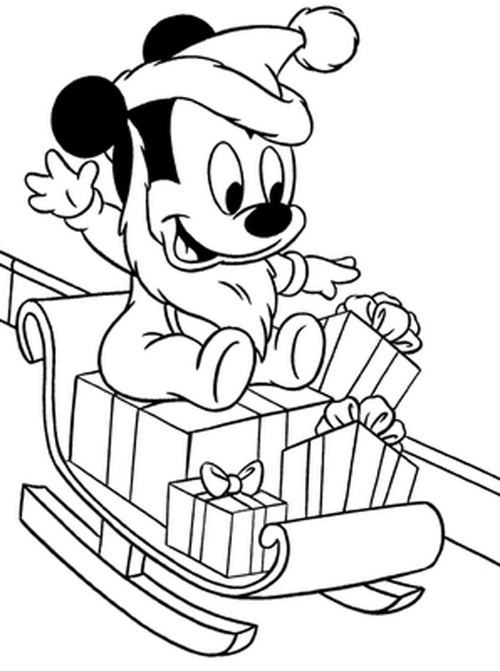 Free Disney Christmas| Coloring Pages for Kids Printable, Download Free