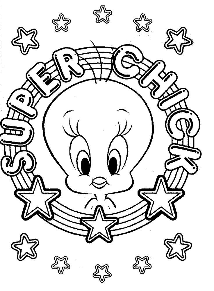 Tweety Bird Coloring Pages | Coloring Book and Pictures For Free