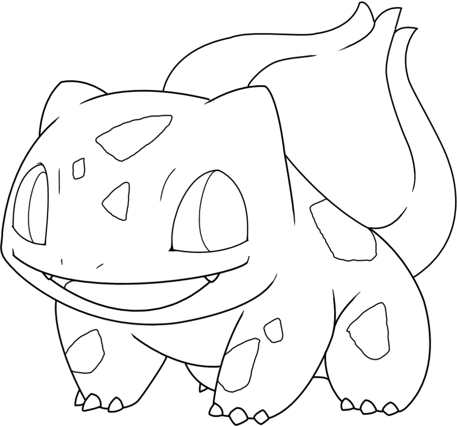 printable pokemon coloring pages bulbasaur