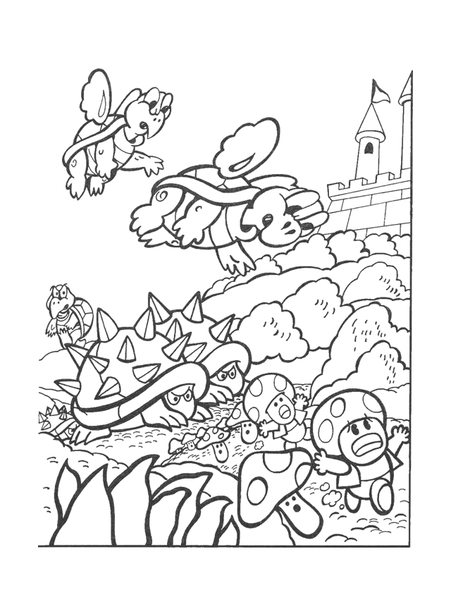 Captain N Colouring Pages