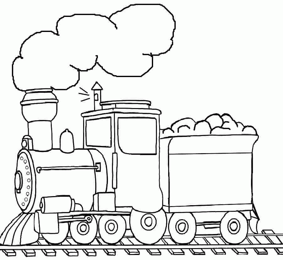 train drawing for kids - Clip Art Library