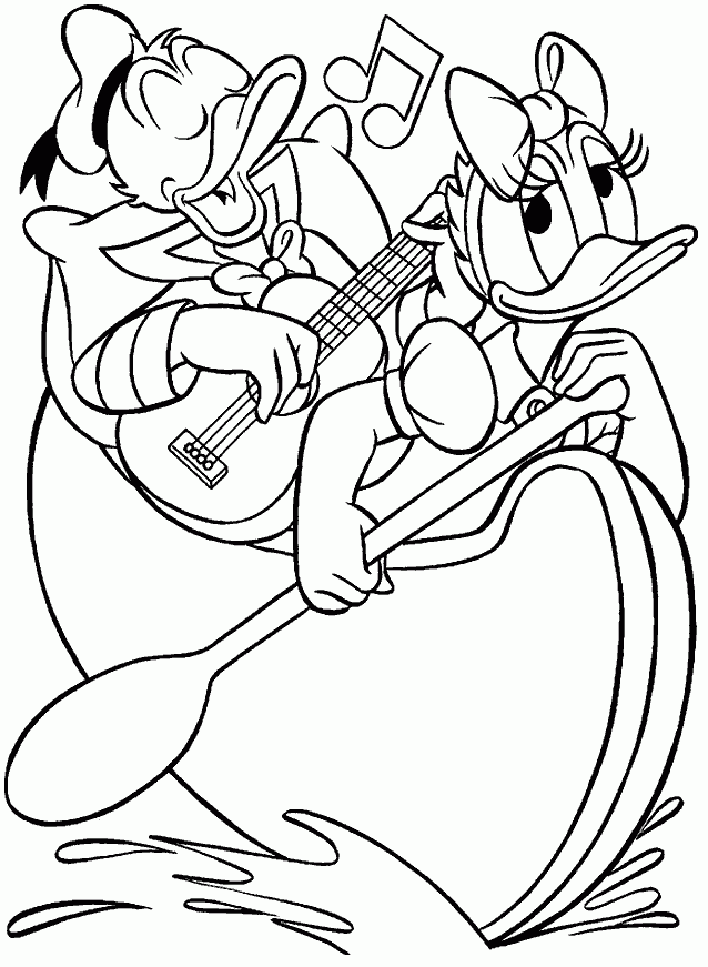 Donald duck Coloring Pages