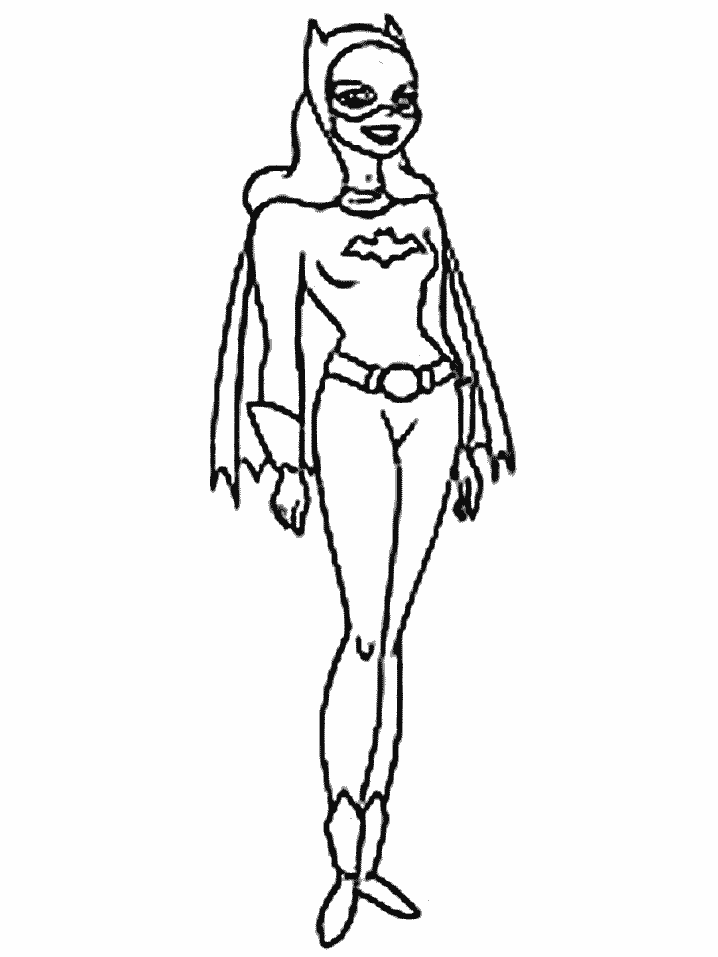 catwoman coloring pages print