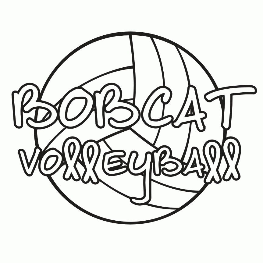 Volleyball graphics and volleyball layouts from Dakota Lettering