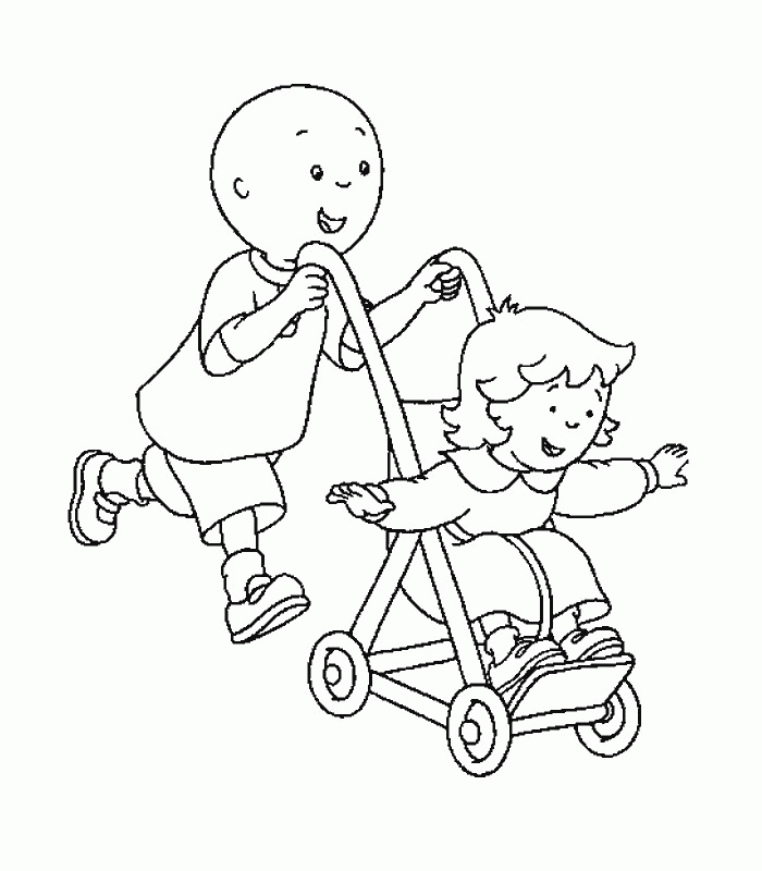 Caillou Coloring Page | Free Printable Coloring Pages