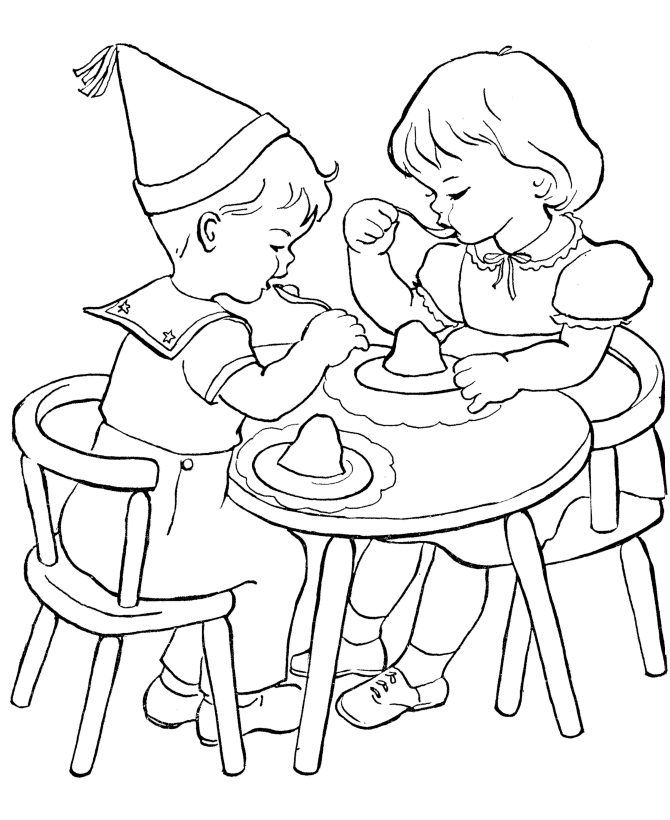 Kids Valentines Day Coloring Pages - Ice Cream Valentine Kids Fun