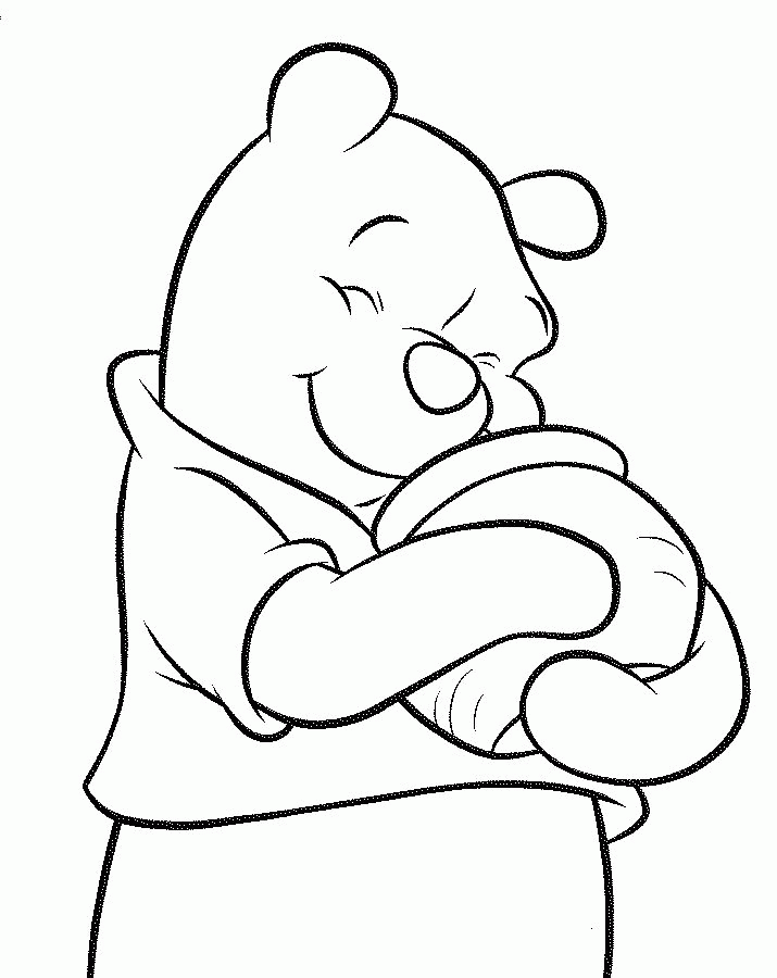 Pooh  Piglets Coloring Pages
