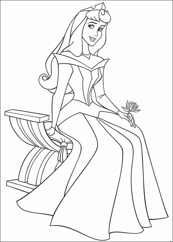 Printable Disney Princess| Coloring Pages for Kids | Free coloring