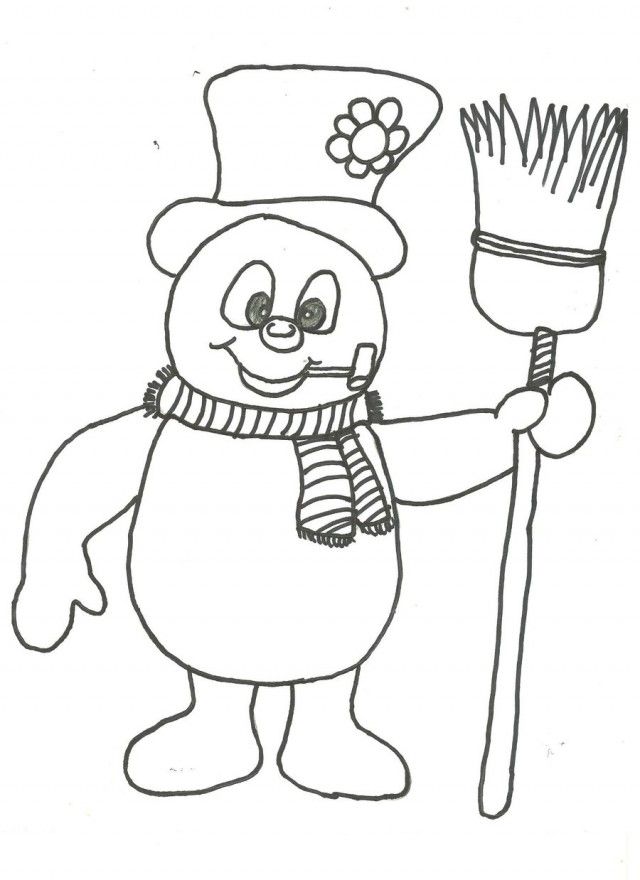 Frosty The Snowman Coloring Pages Coloring Book Area Best Source