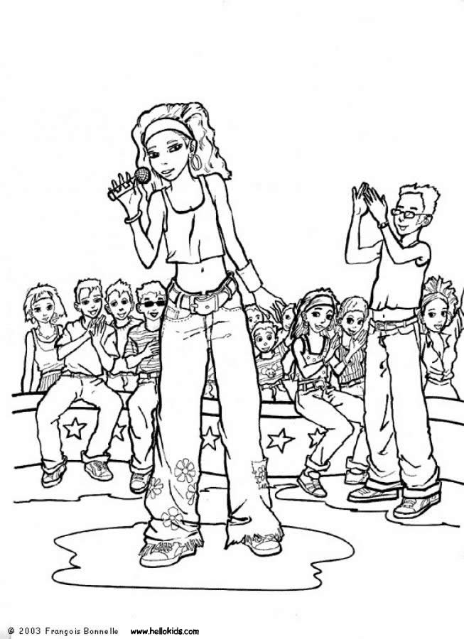 SINGER coloring pages 