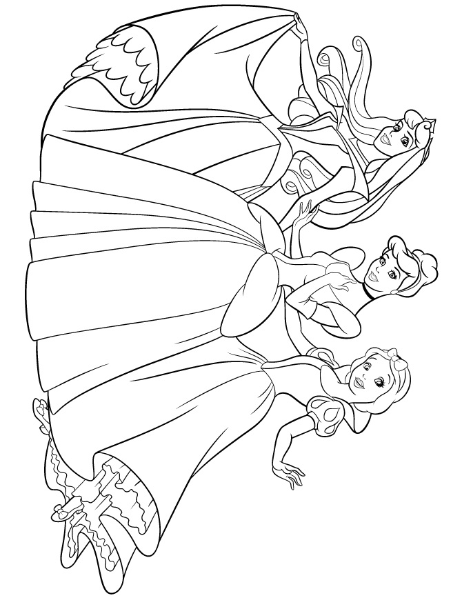 disney aurora Colouring Pages