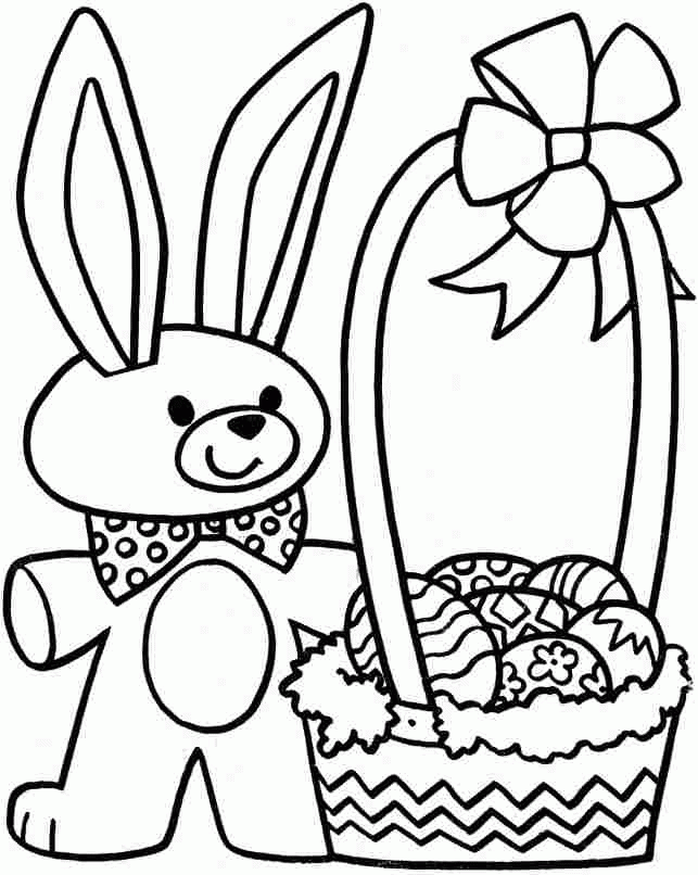 Free Easter Bunnies Coloring Pages, Download Free Easter Bunnies