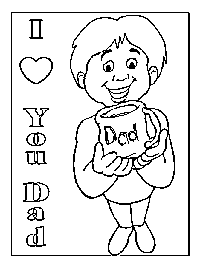 i love you dad coloring pages for preschoolers 