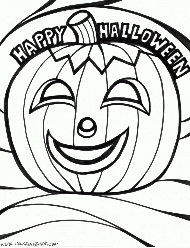 Scary Pumpkin Coloring Pages Free Coloring Page Free Scary