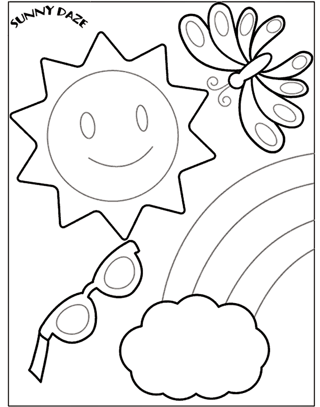 Free Coloring Pages Summer | Free Printable Coloring Pages | Free